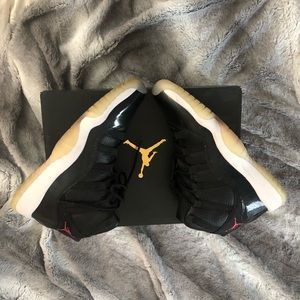 Nike Air Jordan 11 black leather 2015 release